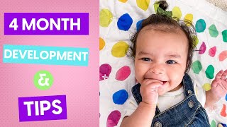 4 MONTH OLD BABY DEVELOPMENTAL MILESTONES: Cognitive, Social-Emotional, Language, Gross & Fine Motor