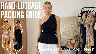 CARRYON ESSENTIALS & HOW TO PACK WITH JUST HANDLUGGAGE (everything you'll need!)