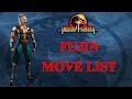 Mortal Kombat 4 - Fujin Move List