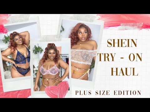 SHEIN Plus Size Lingerie Try On Haul