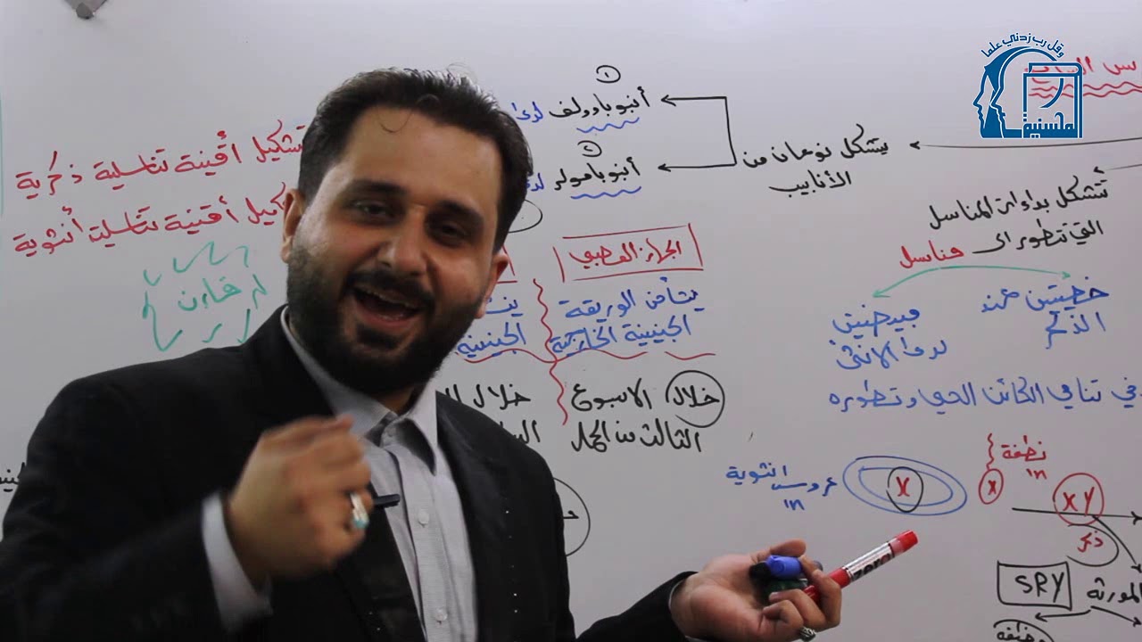الدرس السابع منشأ جهاز التكاثر عند الإنسان ثالث ثانوي علمي نظام حديث دورة 2020 أ.أحمد حيدر الشيخ