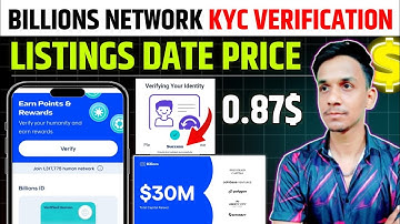 🛜 Billions Network Kyc Verification🔥Billions Network Airdrop Listing Date || Billions Network Update