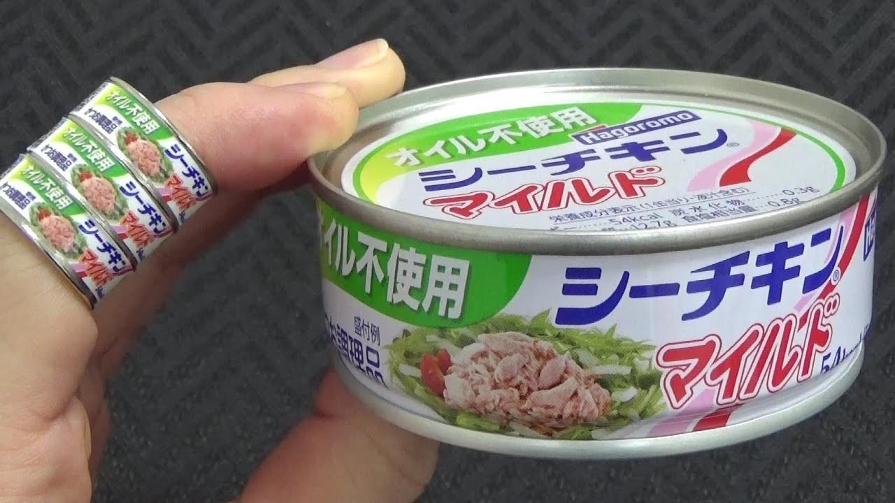 缶詰リング 2 - はごろもフーズ Canned Food & Replica Ring 2 - YouTube
