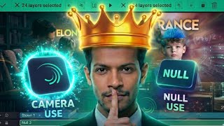 How to Use Camera & Null in Alight Motion | 3D Camera Movement Tutorial (Hindi)
