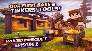 From Survival to Setup… Tinkers Construct Time | Modded Minecraft