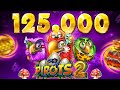 I spent 125000 on every bonus feature pirots 2 by elk