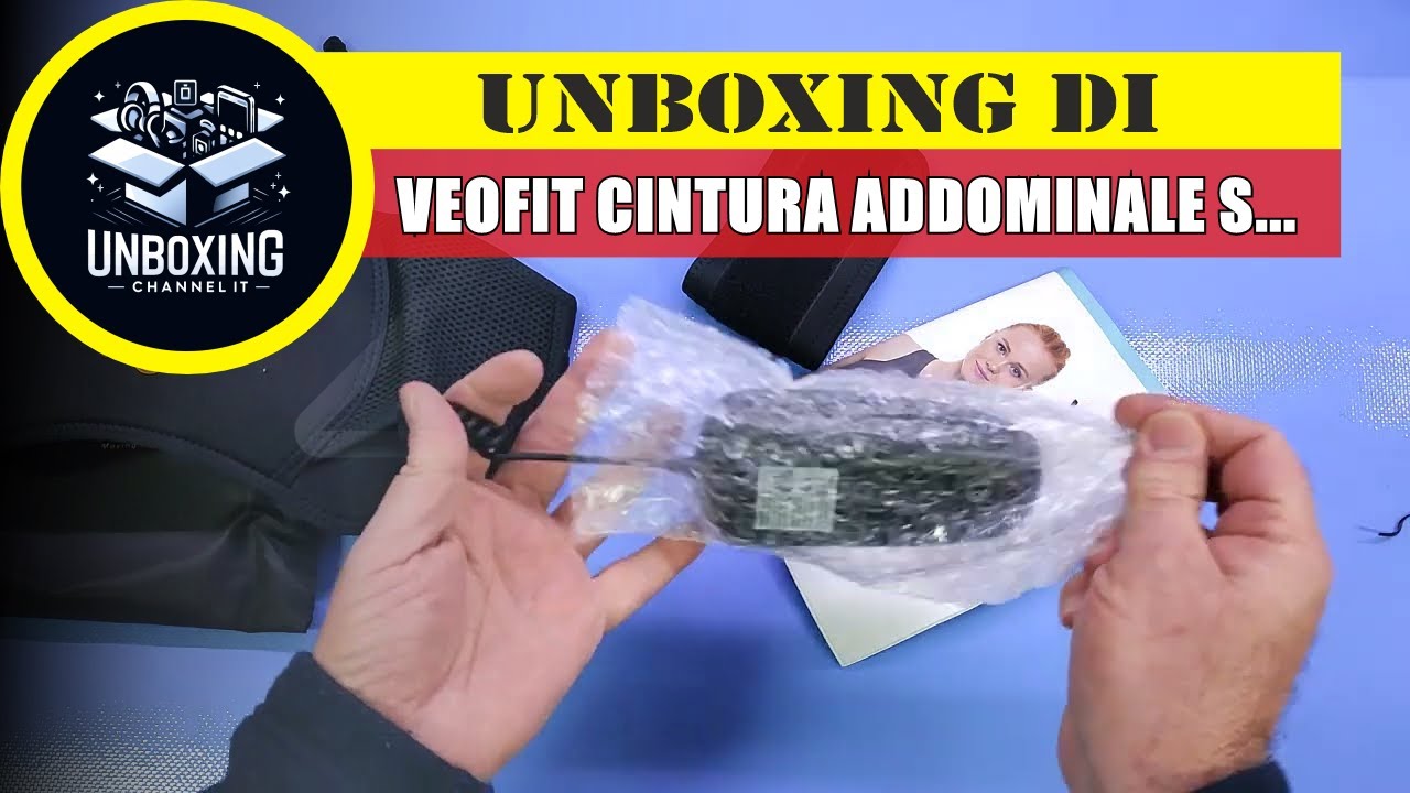 VEOFIT Cintura Addominale Stimolatore Muscolare EMS   Elettrostimolatore Addominali per Uomo e Donna