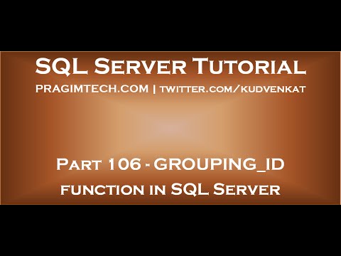 T sql grouping_id