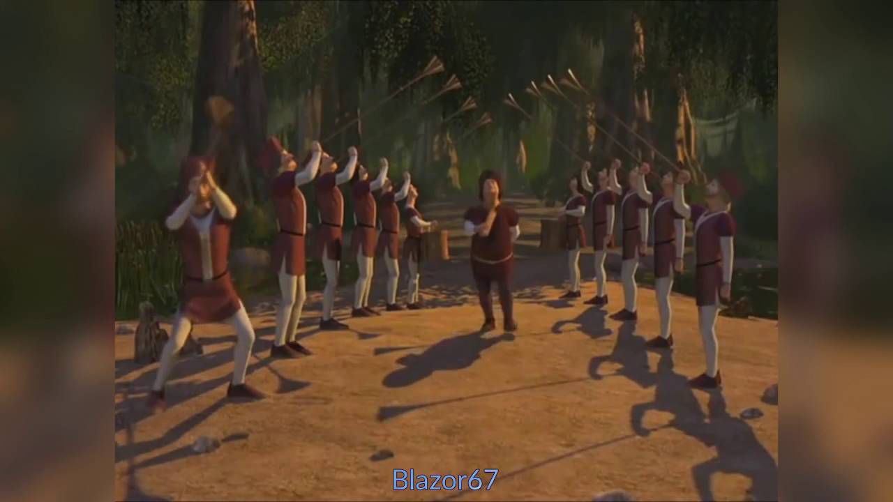 Shrek 2 trumpet scene (ALTA_QUALITA = 1) YouTube