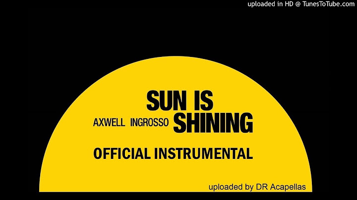 Sun Is Shining Instrumental version - Instrumental performance video thumbnail