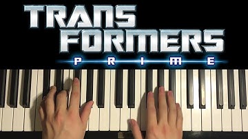 Transformers Prime - Theme (Piano Tutorial Lesson)