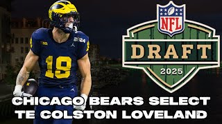 The Chicago Bears Draft TE Colston Loveland!!! screenshot 1
