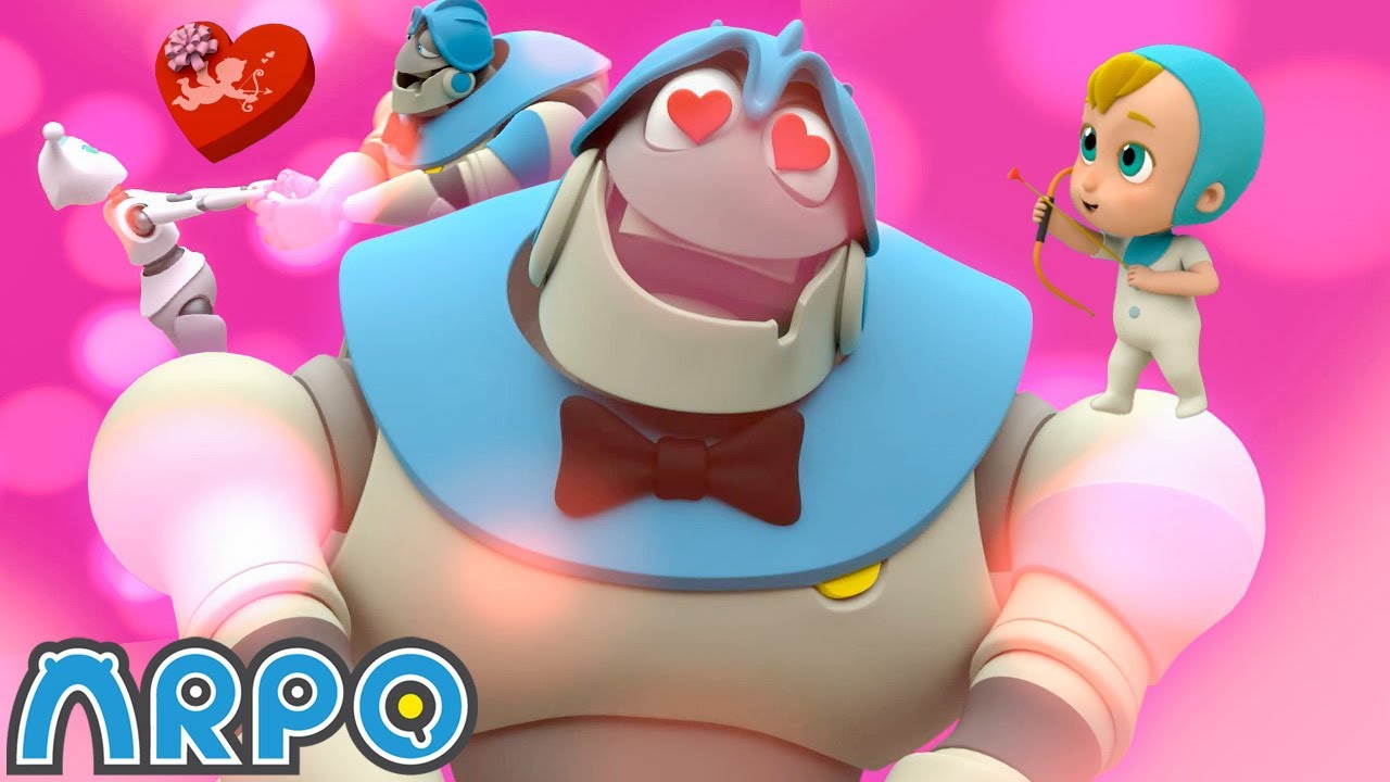 Arpo Falls in LOVE!!! | ARPO Cartoons | 30 MINS | Anime Compilation | Videos for Kids!