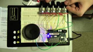 Auduino Lo-fi Synth using Freetronics Eleven