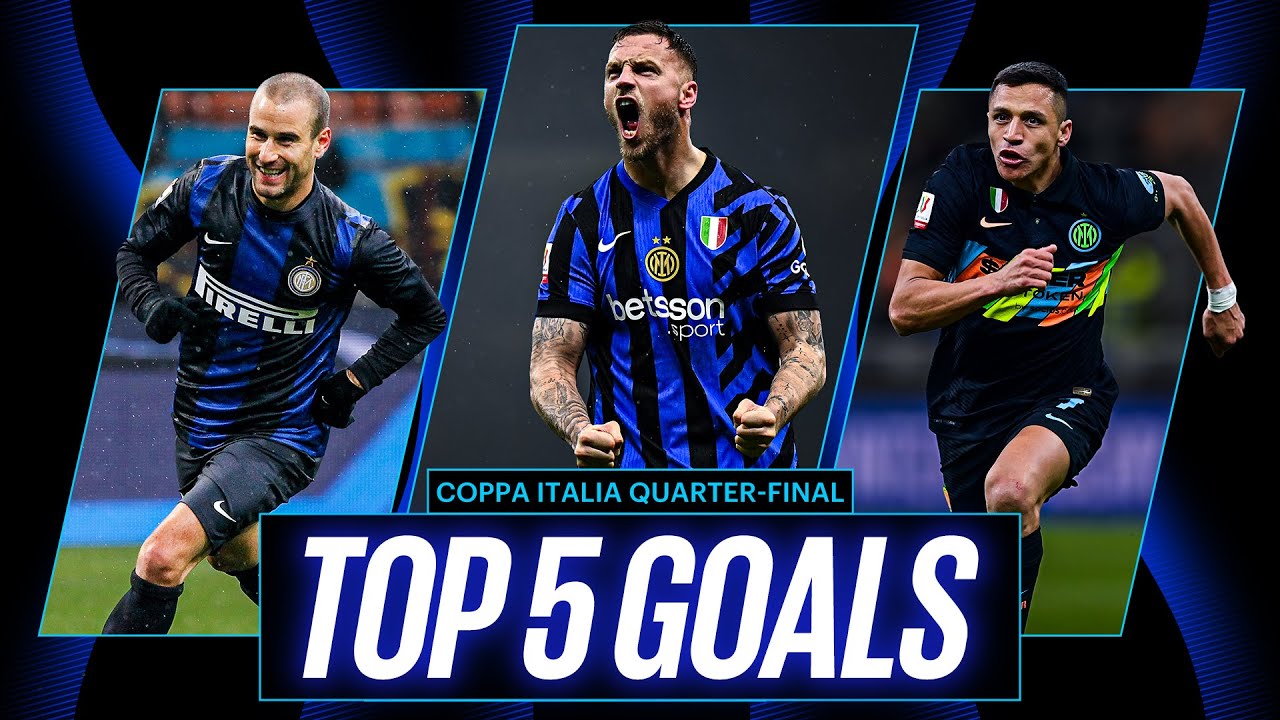 SANCHEZ, PALACIO E NON SOLO 🤝🖤💙   | TOP 5 GOL NEI QUARTI DI FINALE DI COPPA ITALIE ⚽