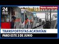 Transportistas de carga pesada avaluan acatar paro indefinido el 2 de junio