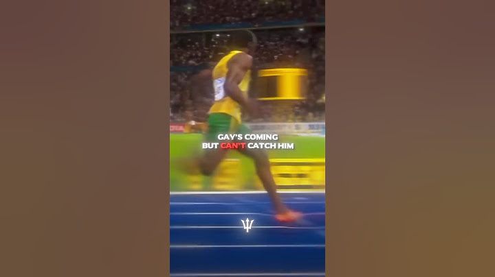 The Race That Made Usain Bolt a Legend 🐐🔥