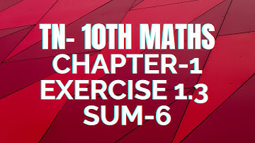 TN 10TH MATHS  State board |Chapter-1 Relations and Functions |Exercise 1.3 Sum-6 |MOM|EASYMATHS