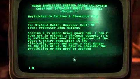 Fallout 3 Walkthrough - Pip Boy and Terminal #58 - PMT