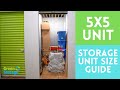 Storage Unit Size Guide: 5x5 Unit | How to Pack Your Storage Unit | Green Storage Canada