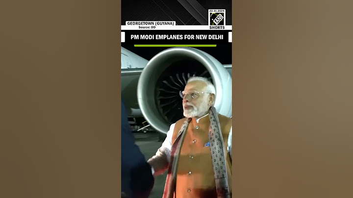 PM Modi emplane for Delhi after concluding G20 Summit in Brazil and India-CARICOM Summit in Guyana