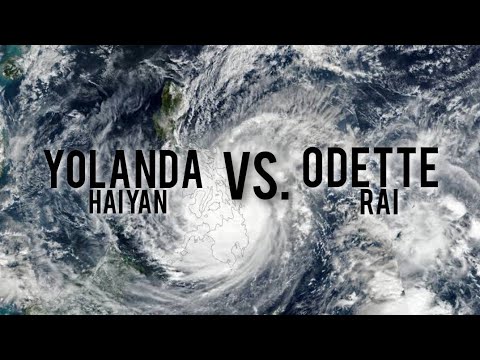 Super Typhoon Yolanda vs. Odette (Haiyan vs. Rai)