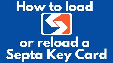 How to load or reload a Septa Key Card in Philadelphia PA USA