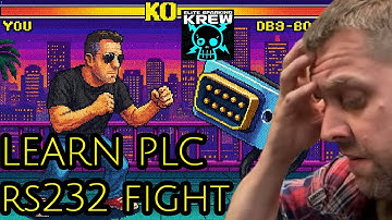 LEARN PLC  5 , RE LEARNING RS232 TO BUILD A PLC TEST RIG ,