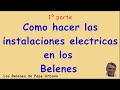 1ª PARTE DE COMO HACER LAS INSTALACIONES ELÉCTRICAS EN LOS BELENES