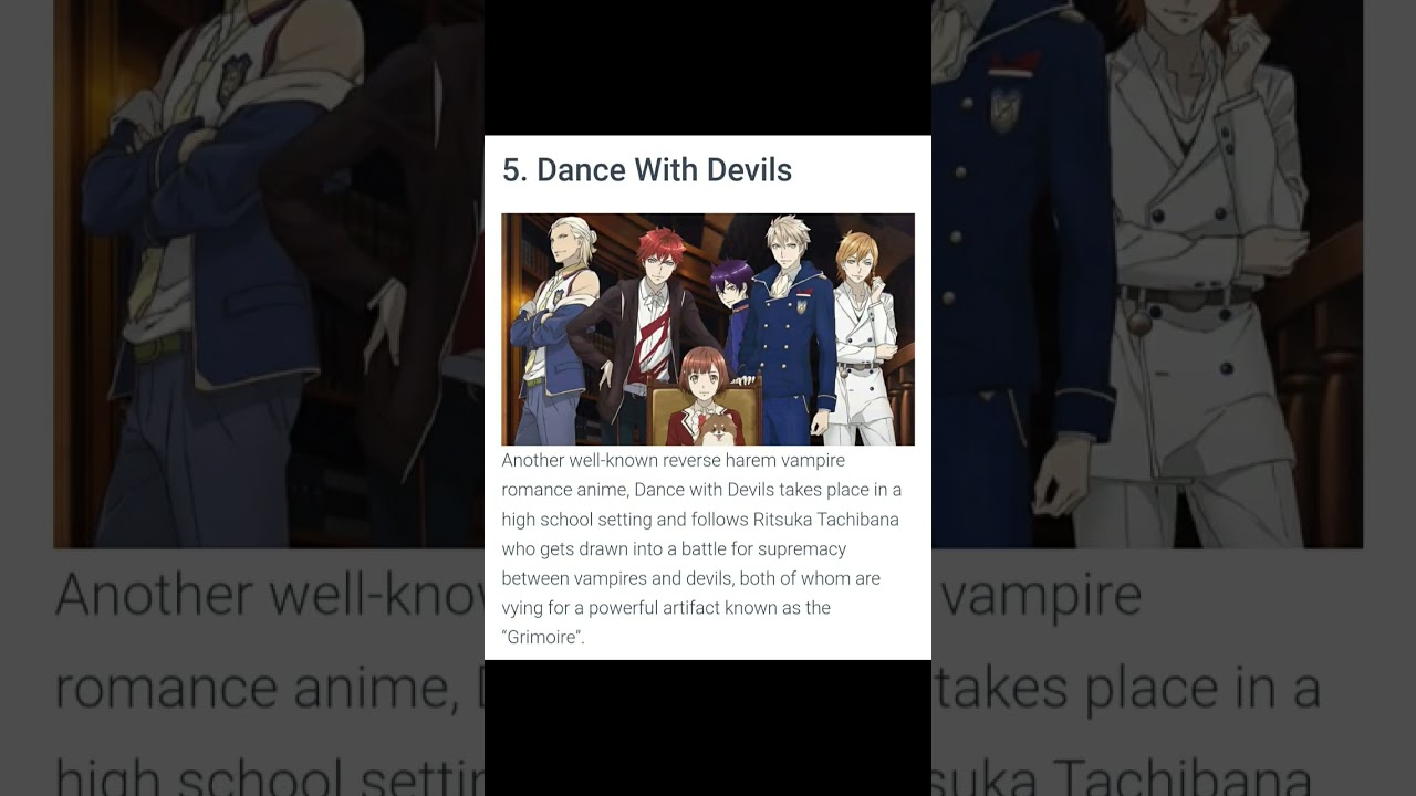 Top 10 Best Vampire Romance Anime 