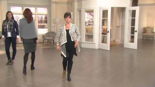 Marc Fisher Distressed Leather Ankle Boots w/ Zipper - Edda with Nancy Hornback screenshot 5