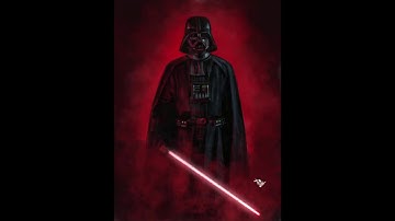 Darth Vader Digital Art Timelapse