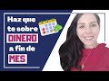 Crea un PLAN donde te sobre DINERO a final de mes | 4 pasos que hago para tener dinero todo el mes💸💖