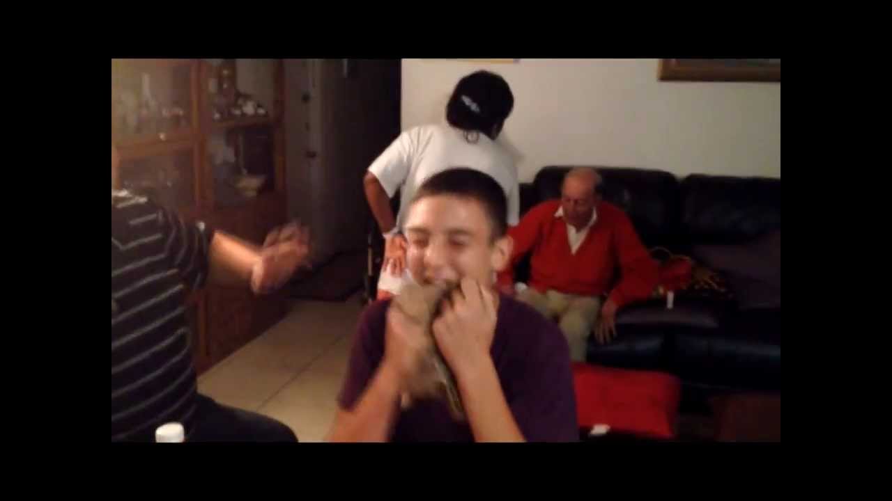 Kid Beats Himself With Meat!!! (Epic Must See) YouTube