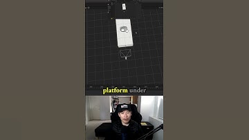 Scale the cube to create platform -Making a game mechanic in Buildbox - Character 1.5 Goofball Head