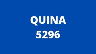 RESULTADO QUINA 5296 | Resultado da Quina 16/06