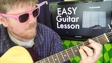 FLETCHER - All Love // easy guitar lesson tabs easy chords strumming tutorial beginner lesson