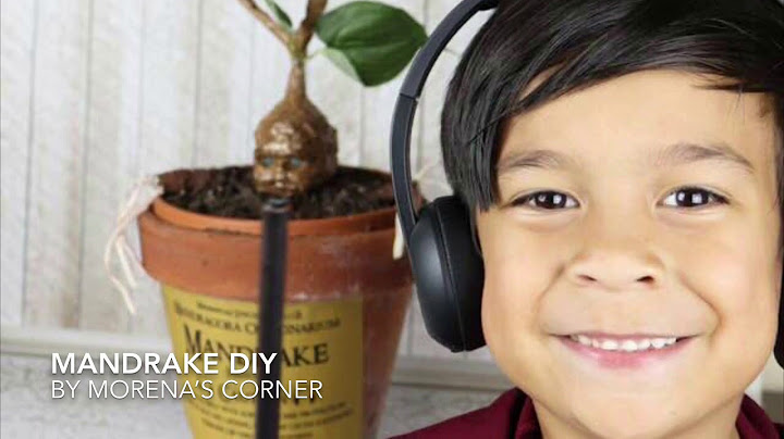 Mandrake Tutorial:  A Harry Potter DIY Project