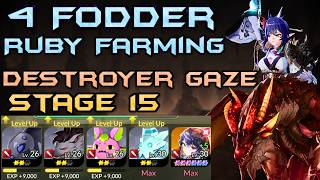Destroyer Gaze - 4 Fodder Ruby Farming | Seven Knights:ReBirth