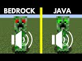 sounds of minecraft JAVA vs BEDROCK