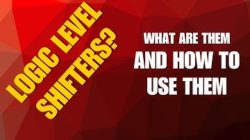 How to use a logic level shifters with an arduino