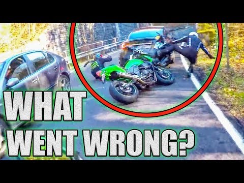We Check Out some Hectic Road Bike Crashes u0026 Motorcycle Mishaps