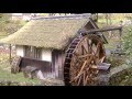 水車小屋と屋根付き橋 ～石畳清流園～ 2016 4/1