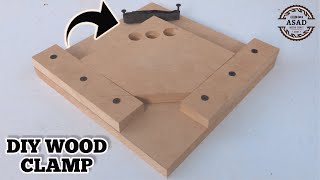 Amazing wooden clamp from scrap wood