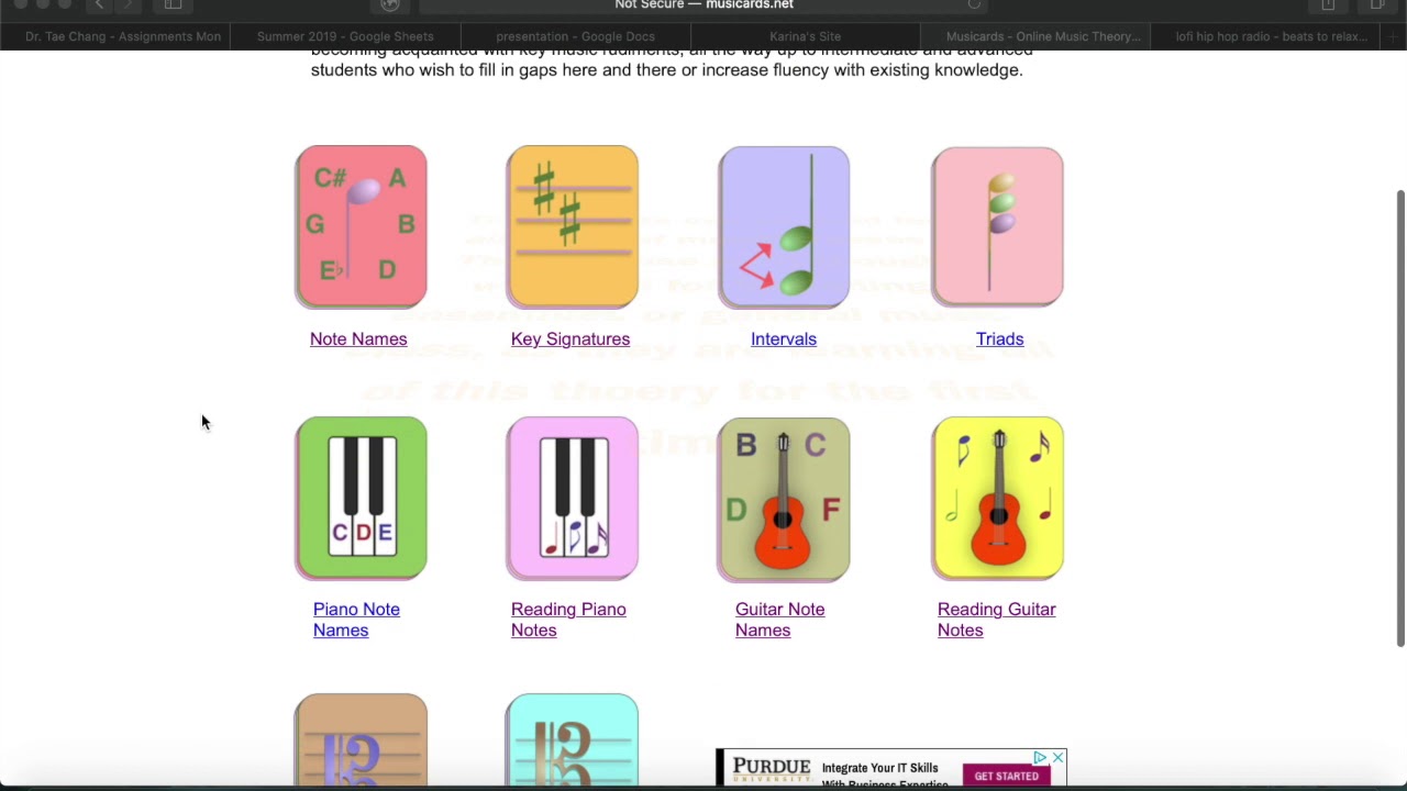 Music Flashcards YouTube