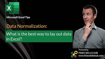 Data Normalization: Creating the best layout for your data in Microsoft Excel