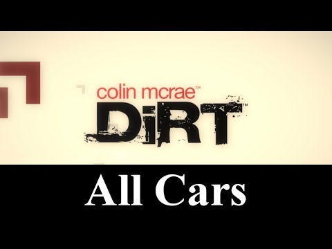 Colin McRae: DiRT Car list