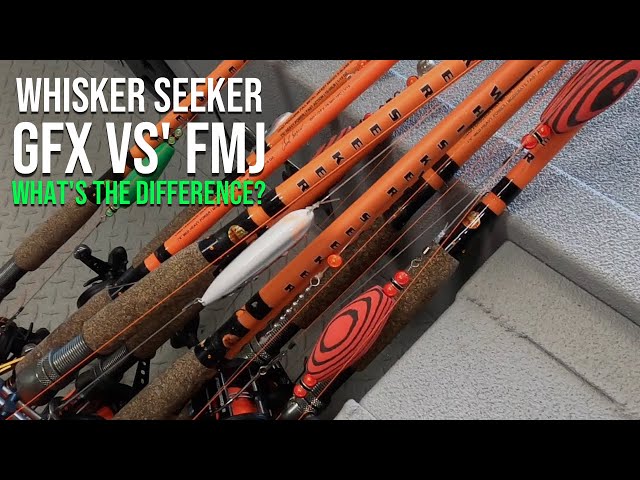 Whisker Seeker Catfish Rods GFX Vs FMJ (What's The Difference