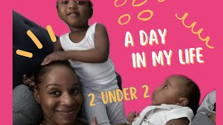 TODDLER AND NEWBORN A DAY IN THE LIFE | Spend the day with me