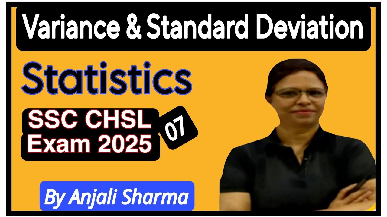 Ssc Math Statistics 🔥 🔥 SSC CHSL MATHS | Standard Deviation & Variance | Statistics | By ...